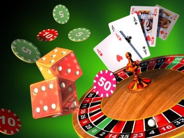 Live casino betting interface and game selection menu
